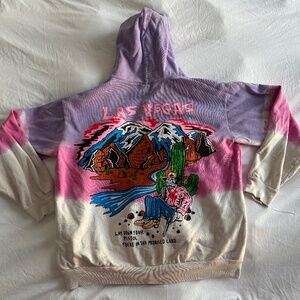 WARREN LOTAS Ombré PROMISED LAND’ HOODIE large